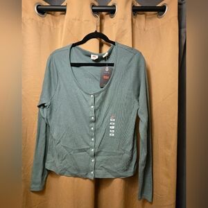 New Levis XXL Snap Button Top
